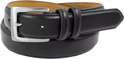 Status Men's Top Grain Leather Dress Belt