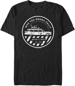 Men's Ecto 1 Circle Logo Short Sleeve T- shirt
