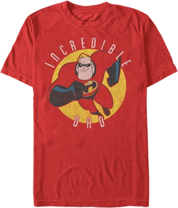 Disney Pixar Men's Incredibles Super Dad, Short Sleeve T-Shirt