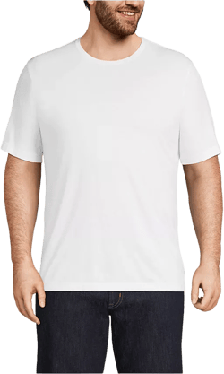 Men's Big and Tall Short Sleeve Cotton Supima Tee
