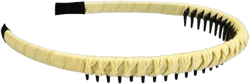 Thin Solid Headband - Pale Yellow