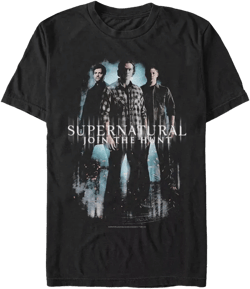 Men's Supernatural Supernatural Trio Poster Short Sleeve T-shirt