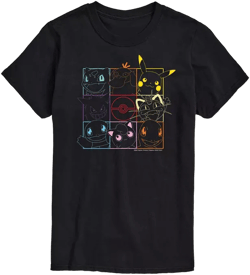 Hybrid Apparel Character Grid Men's Short Sleeve Tee