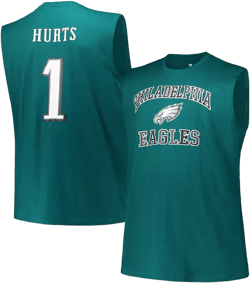 Men's Jalen Hurts Midnight Green Philadelphia Eagles Big Tall Muscle Tank Top