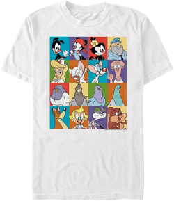 Men's Animaniacs Animated Series Character Boxes Short Sleeve T-shirt