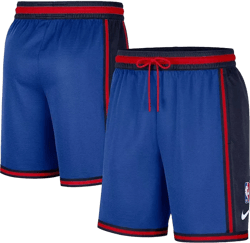 Men's Royal Philadelphia 76ers Pre-Game Performance Shorts