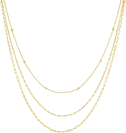 And Now This 18K Gold Plated Chain 3Pc. Set