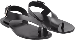 Women's Cross Strap Leather Sandals