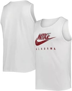 Men's White Alabama Crimson Tide Spring Break Futura Performance Tank Top