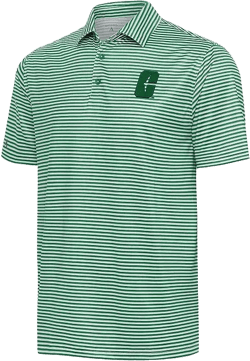 Men's Green Charlotte 49ers Skills Polo Shirt