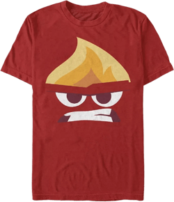 Men's Angry Face Short Sleeve Crew T-shirt