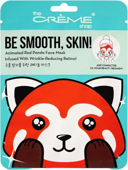 Be Smooth, Skin! Animated Red Panda Face Mask
