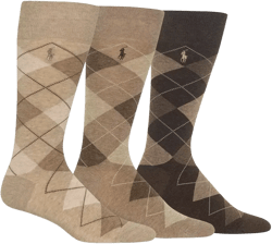 Men's 3-Pk. Argyle Dress Socks
