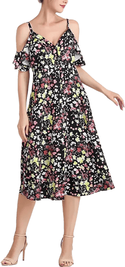 Maternity Esme Nursing Button Front Dress