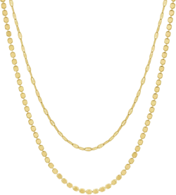 18K Gold Plated Layered Necklace