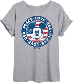Trendy Juniors Mickey Mouse Graphic Oversized Tee