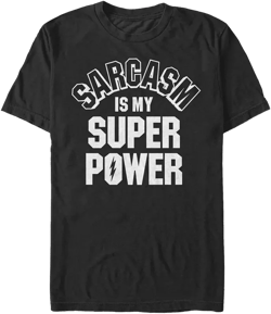 Men's Sarcasm Powers Short Sleeve Crew T-shirt