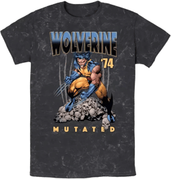 Men's Wolverine Mutated Short Sleeve Mineral Wash Tee