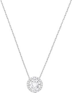 Floating Crystal Pendant Necklace