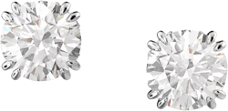 Silver-Tone Constella Crystal Stud Earrings