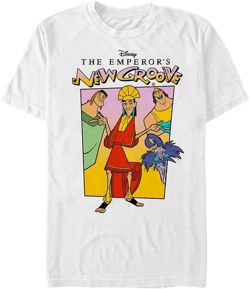 Disney Men's The Emperor's New Groove Movie Poster Short Sleeve T-Shirt