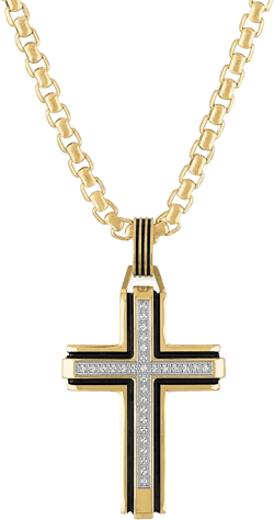Diamond Religious Cross 22" Pendant Necklace (1/6 ct. t.w.), Created for Macy's