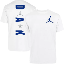 Men's Dak Prescott White Dallas Cowboys Vertical Graphic T-Shirt