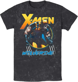 Men's Angry Logan Short Sleeve Mineral Wash Tee