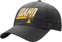 Men's Charcoal Idaho Vandals Slice Adjustable Hat
