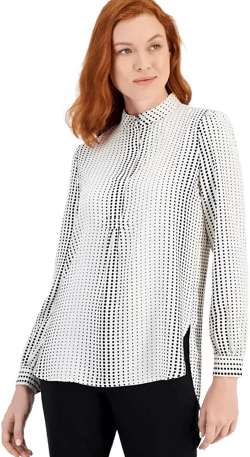 Dot-Print Tunic