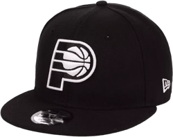 Indiana Pacers Black White 9FIFTY Snapback Cap