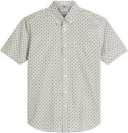 Men's Block Geo Print Short Sleeve Shirt
