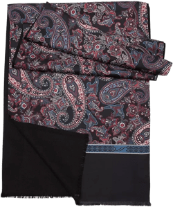Men's Venezia - Wool Backed Silk Scarf for Men