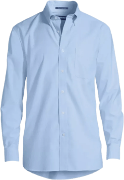 Big & Tall Tailored Fit No Iron Solid Supima Cotton Oxford Dress Shirt
