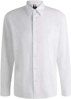Men's Embroidered Relaxed-Fit Dress Shirt