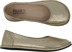 Barefoot Flats Shoes Women, Extra Wide Minimalist Leather Ballet Shoe , Zero Drop Rubber Sole Slip On, Narrow Heel Wide Toe Box Comfy