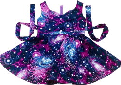 Girls galaxy dress, space dress for girls, toddler stars dress, Milky Way dress, purple galaxy dress, space twirl dress, planets dress