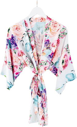 Succulent Robe Succulent Bridesmaid Robes Floral Bridesmaid Robes Floral Robes for Women Gifts for Her (EB3319M)