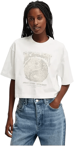 Women's The Cropped Boxy Graphic Tee