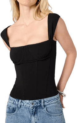 Women's Ruched Cup Corset
