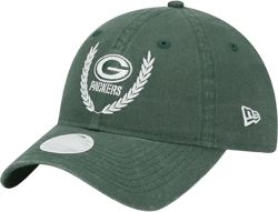 Women's Green Green Bay Packers Leaves 9TWENTY Adjustable Hat