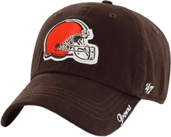 Women's Brown Cleveland Browns Miata Clean Up Primary Logo Adjustable Hat