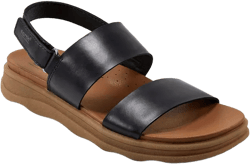 Women's Leah Round Toe Strappy Casual Flat Sandals