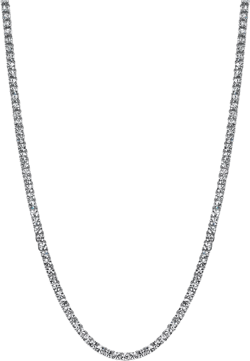 Crystal All-Around Tennis Necklace, 15" + 2" extender, Exclusively at Macy's 