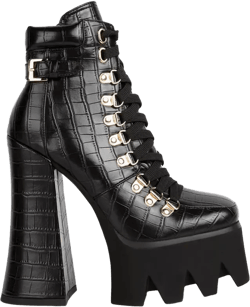 Boogie High Platform Lace Up Boots