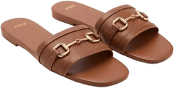 Women's Buckle Leather Sandals