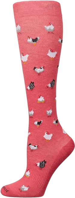 Women's Roosters 8-15 mmHg Graduated Compression Socks MFY08994