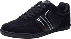 Alpine Swiss Men's Liam Fashion Sneakers Suede Trim Low Top Lace Up Tennis Shoes