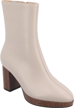 Women's Romer Center Seam Platform Block Heel Booties
