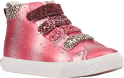 Girls Rain Bow High Top Sneaker